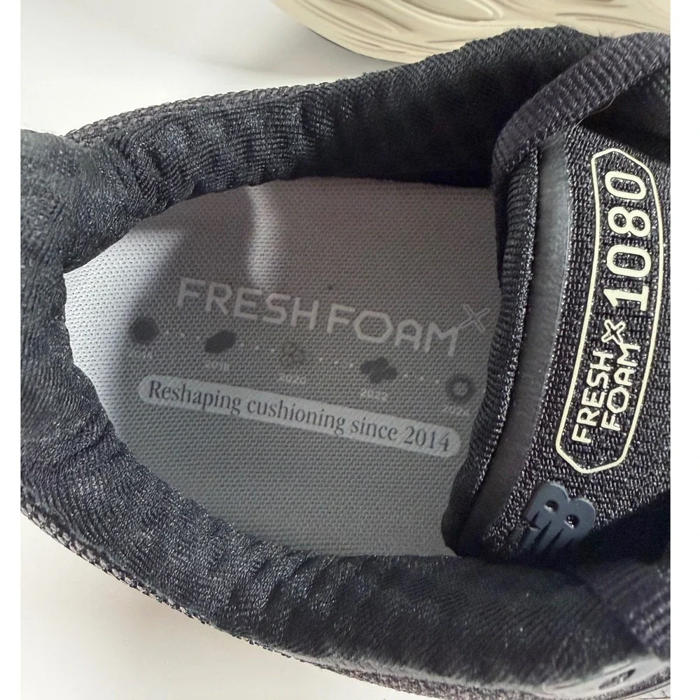 New Balance Fresh Foam X 1080v14 Men's 12 2E Wide Black Running Shoes M1080B14